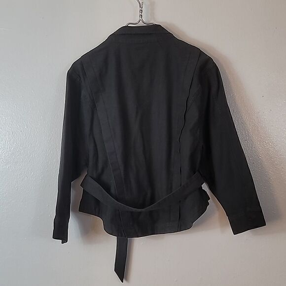 Frame Cotton Belted Blazer  - Picture 5 of 12